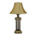 Three-Pillar Table Lamp in Antique Gold