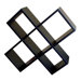 Crisscross Wall Mouted Multimedia Storage Rack