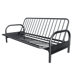 Metal Arm Full Futon Frame