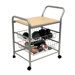 Serving Cart with Wood Top