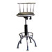 Swivel Barstool with Adjustable Height in Chrome