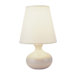 Ceramic Table Lamp in Ivory Vase