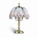 Humming Bird Touch Lamp with Brushed Gold Base
