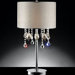 Drape Crystal 3 Light Table Lamp