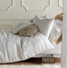 3 Piece Belgravia Duvet Set in White