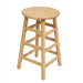 Backless Bar Stool in Natural Birch