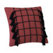 Mindanao Square Pillow in Brick