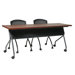 Nesting Training Table with Modesty Panel
