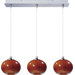Minx 3 Light Linear Pendant