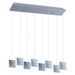 Brick 8 Light Kitchen Pendant Lighting