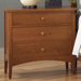 Cherry Garden 3 Drawer Nightstand