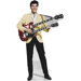 Elvis Yellow Jacket Cardboard Stand-Up