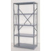 Industrial Clip Open Shelving: Angle Post Units with 5 Shelf Frames - Starter Unit