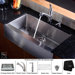 Farmhouse 36" Kitchen Sink with Faucet and Soap Dispenser