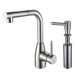 Single Handle Single Hole Kitchen Faucet with Soap Dispenser
