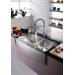 Farmhouse 36" Double Bowl Kitchen Sink with Faucet and Soap Dispenser