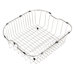 Kitchen Accessories 20" Stainless Steel Rinse Basket for Kitchen Sink in Chrome