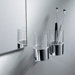 Aura Wall-mounted Double Glass Tumbler Holder