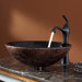 Lava Glass Vessel Sink and Ventus Faucet