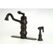 Giardino One Handle Kitchen Faucet with Side Spray