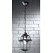 Nerezza Exterior Chain Suspended Lantern Pendant in Dark Grey