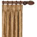 Cecilia Embroidered Paisley Three-Finger Curtain Panel