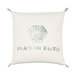 Coastal Tidings Festive Shell Decorative Pillow