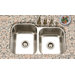 Eston Undermount 60 / 40 Double Bowl Sink in Stainless Steel