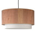 2 Light Drum Pendant