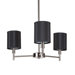 Walker 3 Light Mini Chandelier with Clip Shades