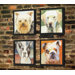 English Bulldog Oil Painting