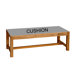 Charleston Boxed  Backless Bench Cushion