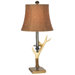 Bovidae Table Lamp in Natural Antler