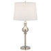 Teepa Table Lamp in Brushed Nickel and Brushed Steel (Set of 2)