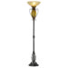 Acafe Guadalajara Torchiere Floor Lamp in White Bronze