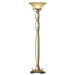 Gallery San Remo Torchiere Floor Lamp in Marbleized Bronze