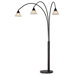 Archway Floor Lamp in Dark Bronze and Gold