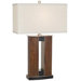 Hudson Street Table Lamp in Wood and Metal