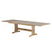 Geneva Teak Rectangular Double Extension Dining Table