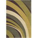 Contemporary Designer Green Rug