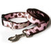 Strawberry Shake Dots Dog Leash