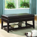 Berlyn Leatherette Bench