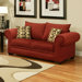 Tailer Velvet Loveseat