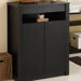Parson 5 Shelves with Lift Top Shoe Cabinet