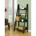 Tahoe Four-Shelves Ladder Style Bookcase / Display Cabinet in Black