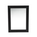 Framed Wall Mirror in Black