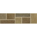 Brushstone Border Tile Accent in Multi-color