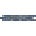 Slate Offset Listello 2" x 12" Tile Accent