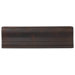 Heritage Large Metal Ogee Tile Accent in Rust