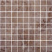 Capri 12" x 12" Mosaic Accent Tile in Walnut